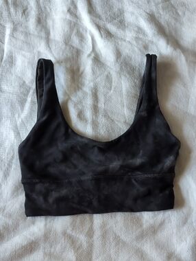 lululemon athletica Black Scoop Sports Bra